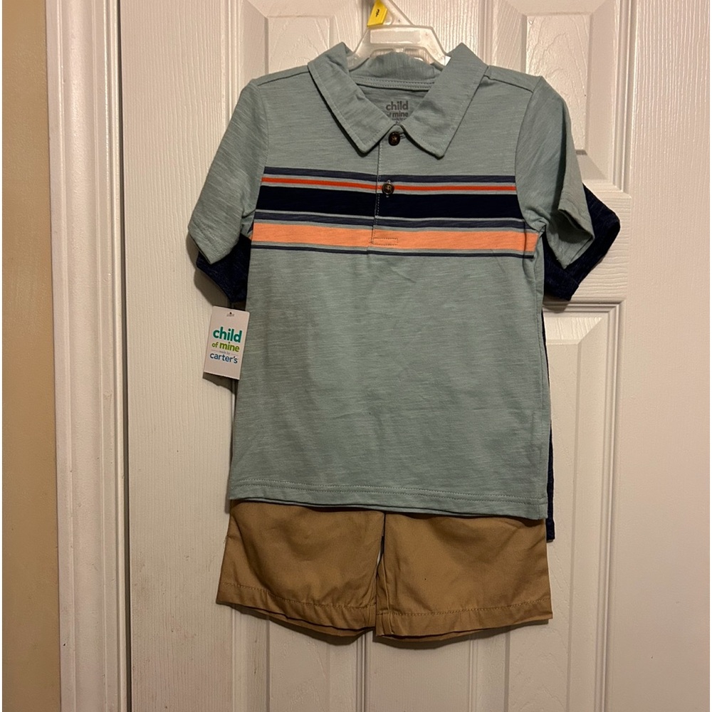 Carter's Child of Mine NWT🏷️Toddler Boy🧒🏻Outfit Set 3-Piece